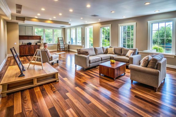 Hardwood Flooring Installation Living Room